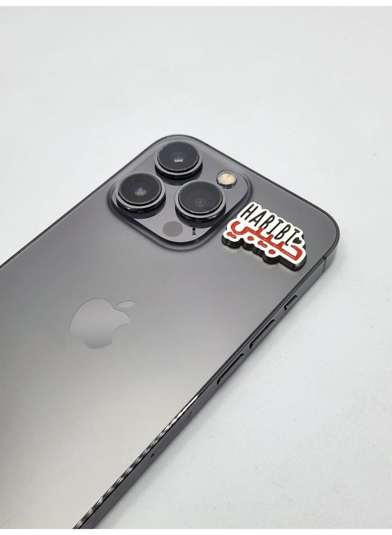 Kipfy Habibi Logo Metal Sticker  Decorative  Badge for mobile,laptop Backpacks,Accessories Fans Stickers Display for I pad,and Collectors Walls, Doors, Cars, Trucks, Motorcycles Fridge - Image 3